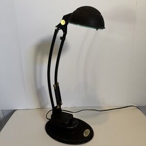 Dynasty Classics Articulated Neck Black Office Desk Lamp Adjustable Tested Works